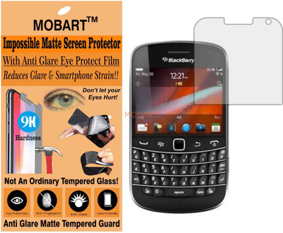 MOBART Tempered Glass Guard for BLACKBERRY 9900 (Matte Finish)(Pack of 1)