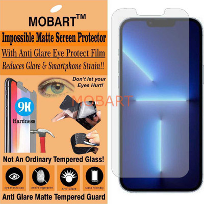 MOBART Tempered Glass Guard for APPLE IPHONE 13 PRO MAX (Matte Finish)(Pack of 1)