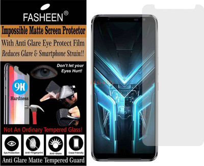 Fasheen Tempered Glass Guard for ROG PHONE 3 STRIX ASUS I003DD (Matte Finish)(Pack of 1)