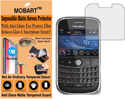 MOBART Tempered Glass Guard for BLACKBERRY BOLD 9000 (Matte Finish)(Pack of 1)