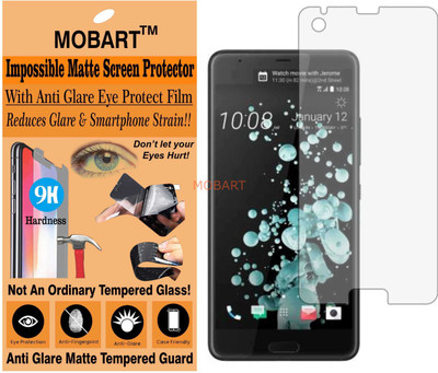 MOBART Tempered Glass Guard for HTC U ULTRA (Matte Finish)(Pack of 1)