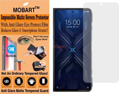 MOBART Tempered Glass Guard for BLACK MI SHARK 4 (Matte Finish)(Pack of 1)