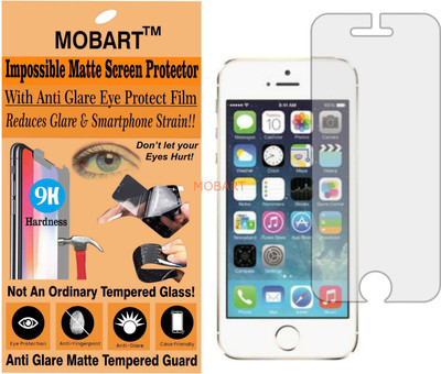 MOBART Tempered Glass Guard for APPLE IPHONE 5S (Matte Finish)(Pack of 1)