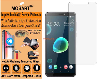 MOBART Tempered Glass Guard for HTC 12 PLUS (Matte Finish)(Pack of 1)