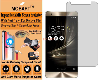 MOBART Tempered Glass Guard for ASUS ZENFONE 3 DELUXE (Matte Finish)(Pack of 1)