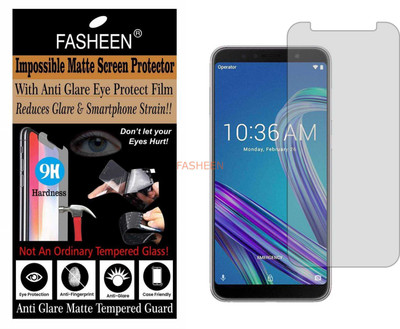 Fasheen Tempered Glass Guard for ASUS ZENFONE MAX PRO M1 (Matte Finish)(Pack of 1)