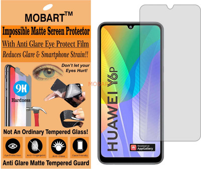 MOBART Tempered Glass Guard for HONOR Y6P (Matte Finish)(Pack of 1)