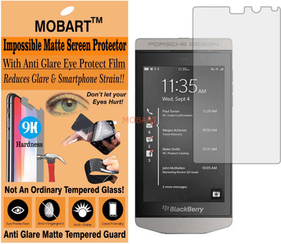 MOBART Tempered Glass Guard for BLACKBERRY PORCHE DESIGN P9982 (Matte Finish)(Pack of 1)