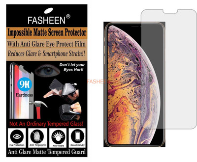 Fasheen Tempered Glass Guard for APPLE IPHONE XS PLUS (Matte Finish)(Pack of 1)