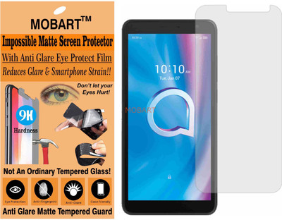 MOBART Tempered Glass Guard for ALCATEL 1B (2020) (Matte Finish)(Pack of 1)