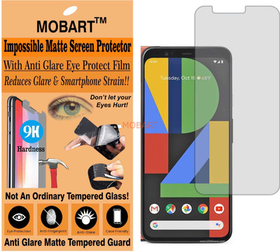 MOBART Tempered Glass Guard for GOOGLE PIXEL 4 (Matte Finish)(Pack of 1)