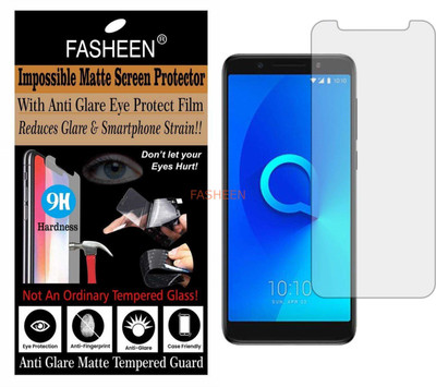 Fasheen Tempered Glass Guard for ALCATEL 3X (Matte Finish)(Pack of 1)