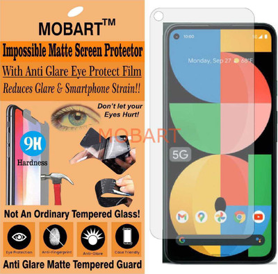 MOBART Tempered Glass Guard for GOOGLE PIXEL5A 5G (Matte Finish)(Pack of 1)