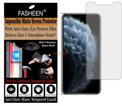 Fasheen Tempered Glass Guard for APPLE IPHONE XI MAX (Matte Finish)(Pack of 1)