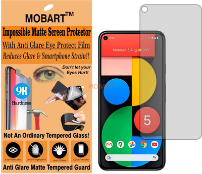 MOBART Tempered Glass Guard for GOOGLE PIXEL 5 (Matte Finish)(Pack of 1)