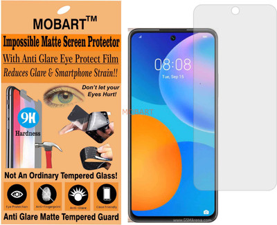 MOBART Tempered Glass Guard for HONOR Y7A (Matte Finish)(Pack of 1)