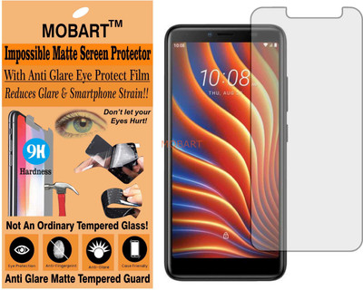 MOBART Tempered Glass Guard for HTC WILDFIRE E1 LITE (Matte Finish)(Pack of 1)