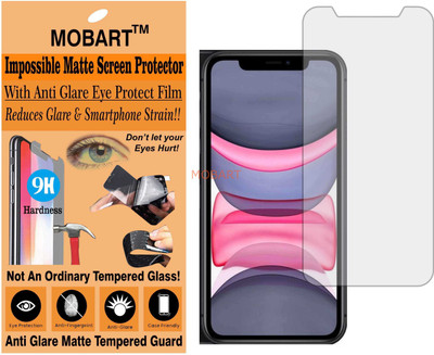 MOBART Tempered Glass Guard for APPLE IPHONE 11 (Matte Finish)(Pack of 1)