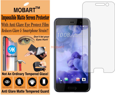 MOBART Tempered Glass Guard for HTC U PLAY (Matte Finish)(Pack of 1)