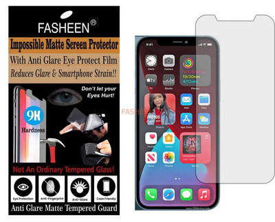 Fasheen Tempered Glass Guard for APPLE IPHONE 12 PRO MAX (Matte Finish)(Pack of 1)