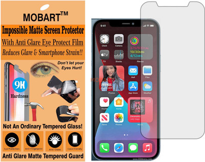 MOBART Tempered Glass Guard for APPLE IPHONE 12 PRO MAX (Matte Finish)(Pack of 1)