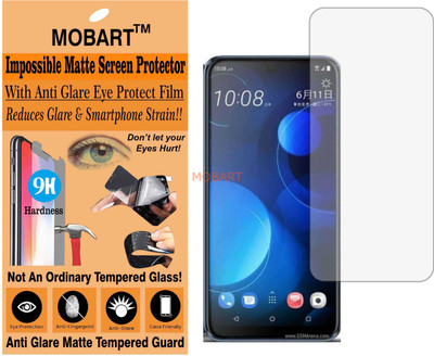 MOBART Tempered Glass Guard for HTC DESIRE 19 PLUS (Matte Finish)(Pack of 1)