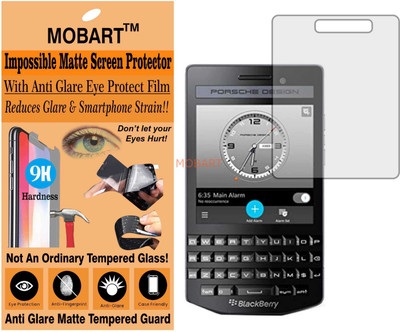 MOBART Tempered Glass Guard for BLACKBERRY PORCSHE DESIGN P9983 (Matte Finish)(Pack of 1)