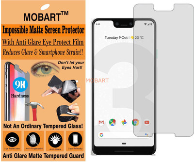 MOBART Tempered Glass Guard for GOOGLE PIXEL 3 XL (Matte Finish)(Pack of 1)