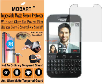 MOBART Tempered Glass Guard for BLACKBERRY CLASSIC Q20 (Matte Finish)(Pack of 1)