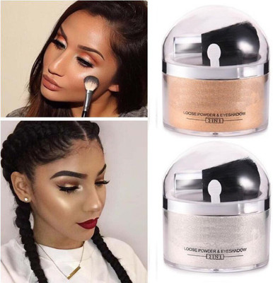 THTC Shimmery shine Illumination powdery Silver  Highlighter(SILVER, GOLD)