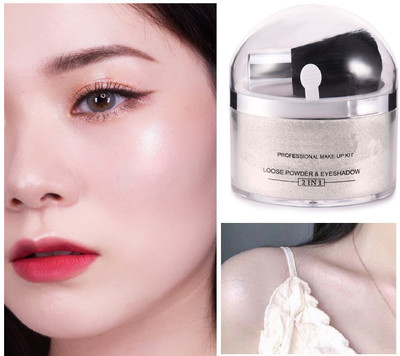 Latixmat Perfect ILLumination Face Makeup powder Silver  Highlighter(SILVER)