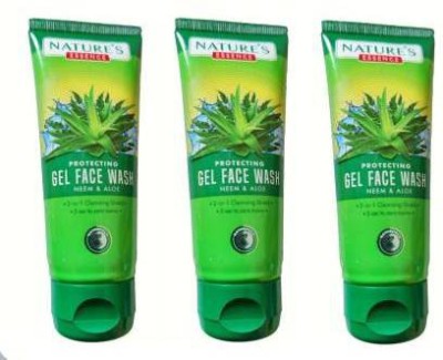 Nature's Essence Neem & Aloevera , 65 ml each (Pack of 3)  (195 ml) Face Wash(65 ml)