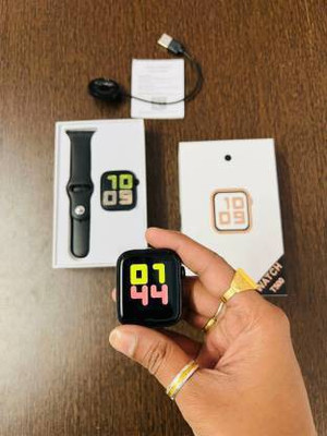 NKL Smartwatch 0129 Watch Series 6 BT Calling Smartwatch(Black Strap, FREE)