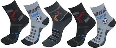 SOXSTER Men Embriodered Ankle Length(Pack of 5)