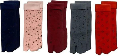 SOXSTER Unisex Printed Ankle Length(Pack of 5)