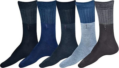 GARUN Men Embriodered Calf Length(Pack of 5)