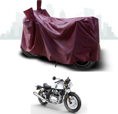ANTHUB Waterproof Two Wheeler Cover for Royal Enfield(Continental GT 650, Maroon)