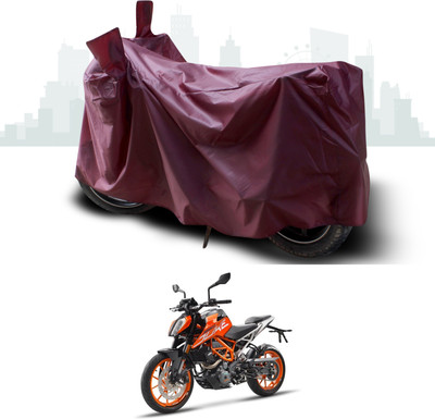 ANTHUB Waterproof Two Wheeler Cover for KTM(Duke 390, Maroon)