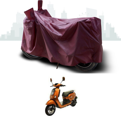 ANTHUB Waterproof Two Wheeler Cover for Okinawa(Lite, Maroon)