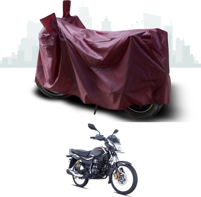 SEBONGO Waterproof Two Wheeler Cover for Bajaj(Platina 110, Maroon)