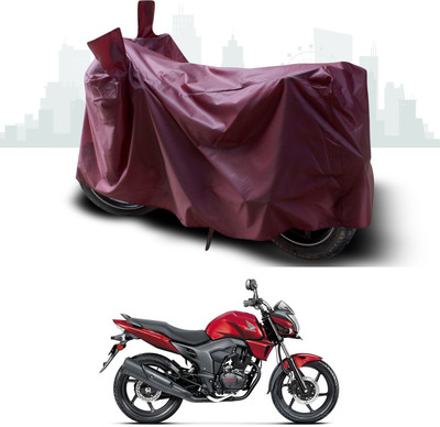 ANTHUB Waterproof Two Wheeler Cover for Honda(CB Trigger, Maroon)