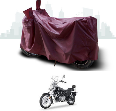 ANTHUB Waterproof Two Wheeler Cover for Bajaj(Avenger 220 Cruise, Maroon)