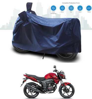 ANTHUB Two Wheeler Cover for Honda(CB Trigger, Blue)
