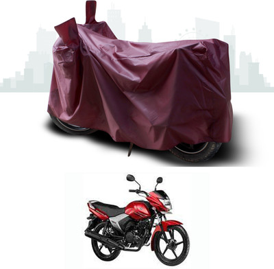 ANTHUB Waterproof Two Wheeler Cover for Yamaha(Saluto, Maroon)