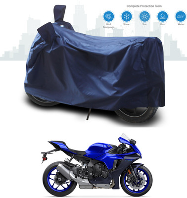ANTHUB Two Wheeler Cover for Yamaha(YZF R1, Blue)