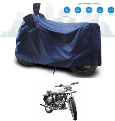 ANTHUB Two Wheeler Cover for Royal Enfield(Bullet 350, Blue)
