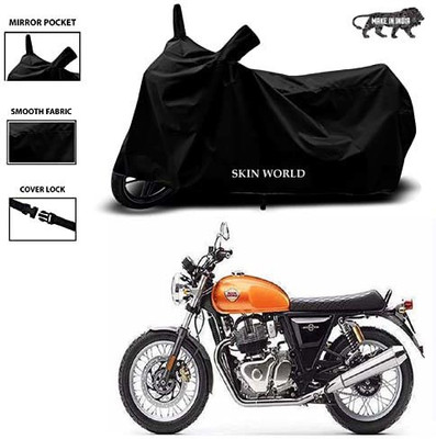 APNEK Waterproof Two Wheeler Cover for Royal Enfield(Interceptor 650, Black)