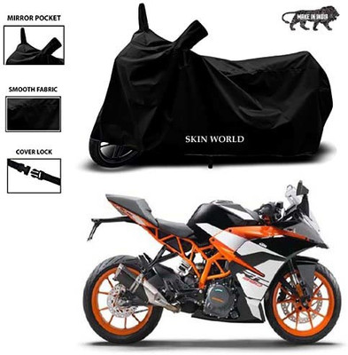 THE REAL ARV Waterproof Two Wheeler Cover for KTM(RC 390, Black)