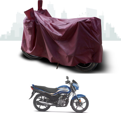 SEBONGO Waterproof Two Wheeler Cover for Hero(Super Splendor, Maroon)