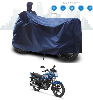 SEBONGO Two Wheeler Cover for Hero(Super Splendor, Blue)